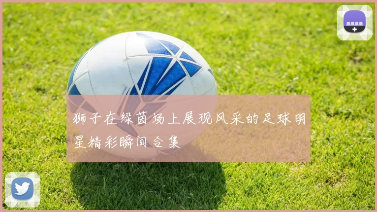 狮子在绿茵场上展现风采的足球明星精彩瞬间合集