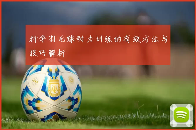 科学羽毛球耐力训练的有效方法与技巧解析