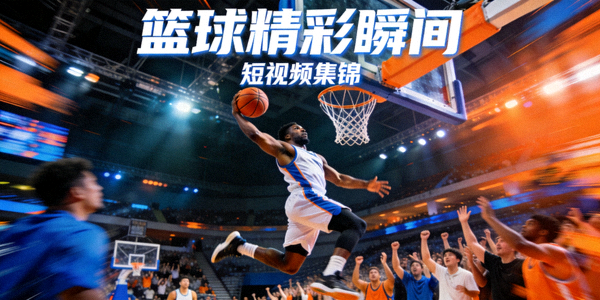 篮球赛事精彩瞬间短视频集锦封面